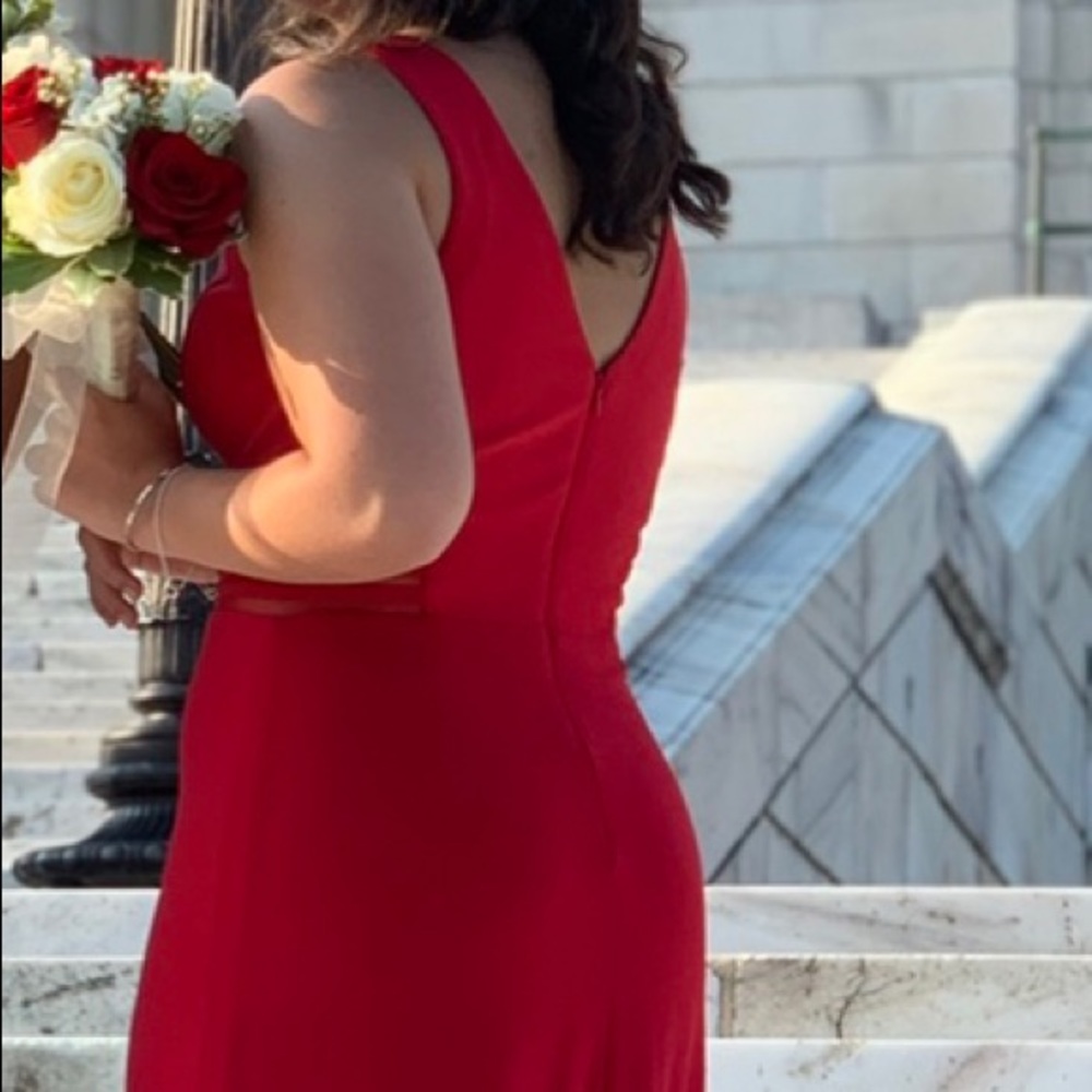 Red prom dress